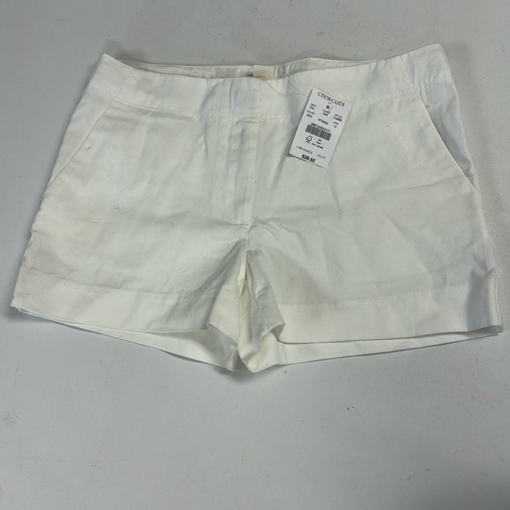 Crewcuts White Kids Shorts